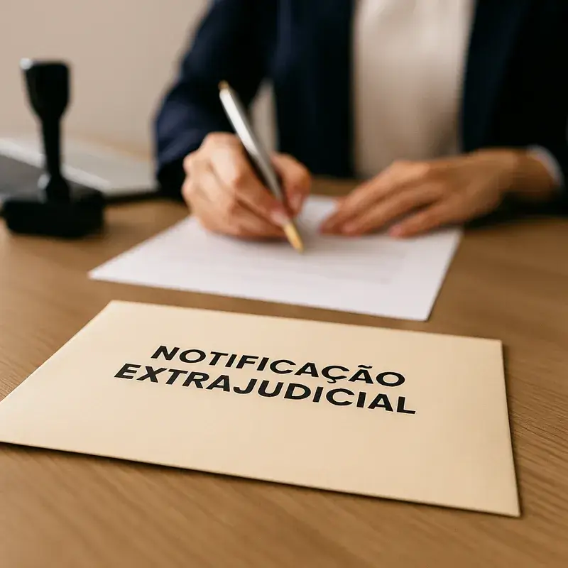Advogado empresarial em Belo Horizonte elaborando notificação extrajudicial para solução de conflitos
