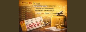 Cancelamento de voo: direitos do consumidor, reembolso e indenização
