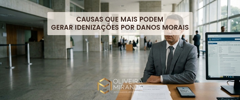 Causas que mais podem gerar idenizações por danos morais